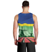 Netherlands Flevoland Province Men Tank Top Flag Style