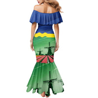 Netherlands Flevoland Province Mermaid Dress Flag Style