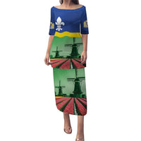 Netherlands Flevoland Province Puletasi Flag Style