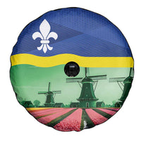 Netherlands Flevoland Province Spare Tire Cover Flag Style