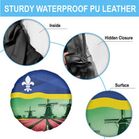 Netherlands Flevoland Province Spare Tire Cover Flag Style