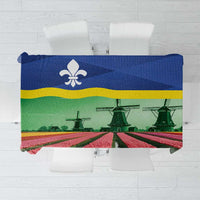 Netherlands Flevoland Province Tablecloth Flag Style