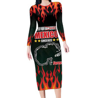 Gulf Of Mexico Since 1672 Family Matching Long Sleeve Bodycon Dress and Hawaiian Shirt Golfo De Mexico and Forever
