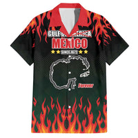 Gulf Of Mexico Since 1672 Family Matching Short Sleeve Bodycon Dress and Hawaiian Shirt Golfo De Mexico and Forever