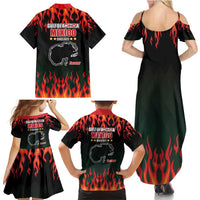 Gulf Of Mexico Since 1672 Family Matching Summer Maxi Dress and Hawaiian Shirt Golfo De Mexico and Forever