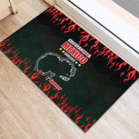 Gulf Of Mexico Since 1672 Rubber Doormat Golfo De Mexico and Forever