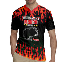 Gulf Of Mexico Since 1672 Rugby Jersey Golfo De Mexico and Forever