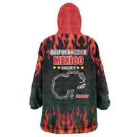 Gulf Of Mexico Since 1672 Wearable Blanket Hoodie Golfo De Mexico and Forever