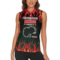 Gulf Of Mexico Since 1672 Women Sleeveless Polo Shirt Golfo De Mexico and Forever