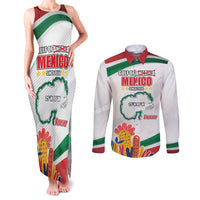 Gulf Of Mexico Since 1550 Couples Matching Tank Maxi Dress and Long Sleeve Button Shirt Golfo De Mexico Forever