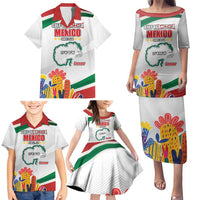 Gulf Of Mexico Since 1550 Family Matching Puletasi and Hawaiian Shirt Golfo De Mexico Forever