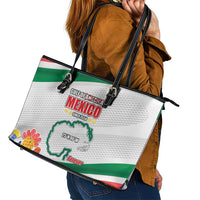 Gulf Of Mexico Since 1550 Leather Tote Bag Golfo De Mexico Forever