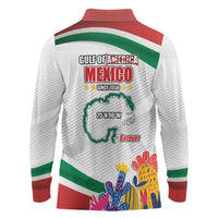 Gulf Of Mexico Since 1550 Long Sleeve Polo Shirt Golfo De Mexico Forever
