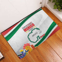 Gulf Of Mexico Since 1550 Rubber Doormat Golfo De Mexico Forever