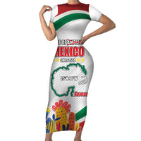 Gulf Of Mexico Since 1550 Short Sleeve Bodycon Dress Golfo De Mexico Forever