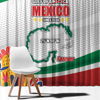 Gulf Of Mexico Since 1550 Window Curtain Golfo De Mexico Forever