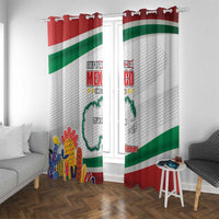 Gulf Of Mexico Since 1550 Window Curtain Golfo De Mexico Forever