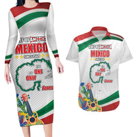Gulf Of Mexico Since 1569 Couples Matching Long Sleeve Bodycon Dress and Hawaiian Shirt Golfo De Mexico The One and Only LT17