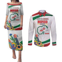 Gulf Of Mexico Since 1569 Couples Matching Puletasi and Long Sleeve Button Shirt Golfo De Mexico The One and Only LT17