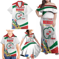 Gulf Of Mexico Since 1569 Family Matching Off Shoulder Maxi Dress and Hawaiian Shirt Golfo De Mexico The One and Only LT17