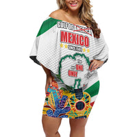Gulf Of Mexico Since 1569 Off Shoulder Short Dress Golfo De Mexico The One and Only LT17