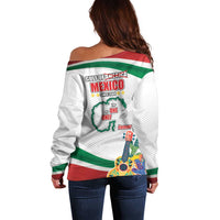 Gulf Of Mexico Since 1569 Off Shoulder Sweater Golfo De Mexico The One and Only LT17