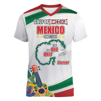 Gulf Of Mexico Since 1569 Women V-Neck T-Shirt Golfo De Mexico The One and Only LT17