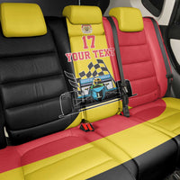 Custom Belgium Formula One Back Car Seat Cover Motorsport with Flag F1 World Championship