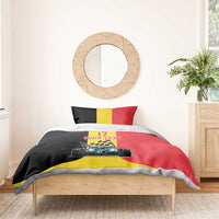 Custom Belgium Formula One Bedding Set Motorsport with Flag F1 World Championship