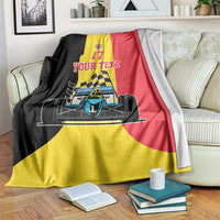 Custom Belgium Formula One Blanket Motorsport with Flag F1 World Championship