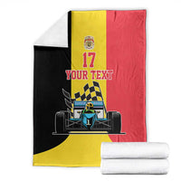 Custom Belgium Formula One Blanket Motorsport with Flag F1 World Championship