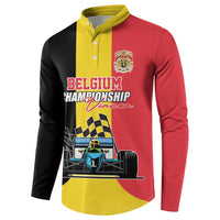 Custom Belgium Formula One Button Sweatshirt Motorsport with Flag F1 World Championship
