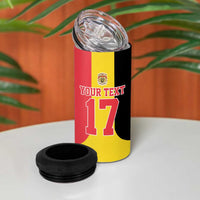 Custom Belgium Formula One 4 in 1 Can Cooler Tumbler Motorsport with Flag F1 World Championship