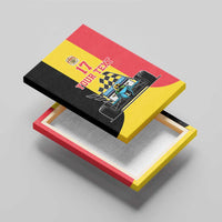 Custom Belgium Formula One Canvas Wall Art Motorsport with Flag F1 World Championship