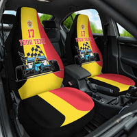 Custom Belgium Formula One Car Seat Cover Motorsport with Flag F1 World Championship