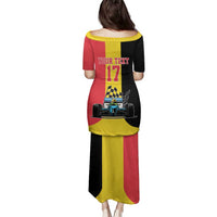 Custom Belgium Formula One Family Matching Puletasi and Hawaiian Shirt Motorsport with Flag F1 World Championship