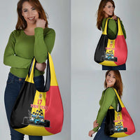 Custom Belgium Formula One Grocery Bag Motorsport with Flag F1 World Championship