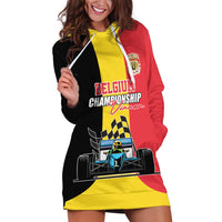 Custom Belgium Formula One Hoodie Dress Motorsport with Flag F1 World Championship