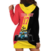 Custom Belgium Formula One Hoodie Dress Motorsport with Flag F1 World Championship
