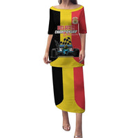 Custom Belgium Formula One Puletasi Motorsport with Flag F1 World Championship