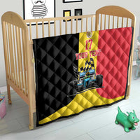 Custom Belgium Formula One Quilt Motorsport with Flag F1 World Championship