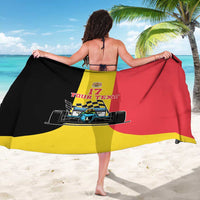 Custom Belgium Formula One Sarong Motorsport with Flag F1 World Championship