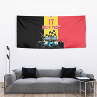 Custom Belgium Formula One Tapestry Motorsport with Flag F1 World Championship