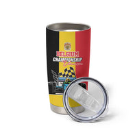 Custom Belgium Formula One Tumbler Cup Motorsport with Flag F1 World Championship