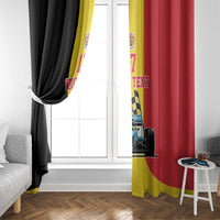 Custom Belgium Formula One Window Curtain Motorsport with Flag F1 World Championship