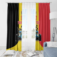 Custom Belgium Formula One Window Curtain Motorsport with Flag F1 World Championship