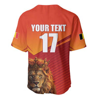 Custom Belgium Tennis Champions Baseball Jersey Winners Never Quit with A Crowned Lion