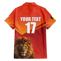 Custom Belgium Tennis Champions Family Matching Off Shoulder Maxi Dress and Hawaiian Shirt Winners Never Quit with A Crowned Lion