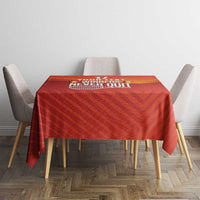 Custom Belgium Tennis Champions Tablecloth Winners Never Quit with A Crowned Lion