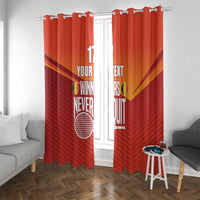 Custom Belgium Tennis Champions Window Curtain Winners Never Quit with A Crowned Lion